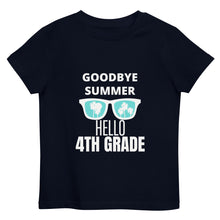 Load image into Gallery viewer, HELLO 4TH GRADE Organic cotton kids t-shirt