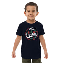 Load image into Gallery viewer, Matching Christmas Crew 2022 Organic cotton kids t-shirt