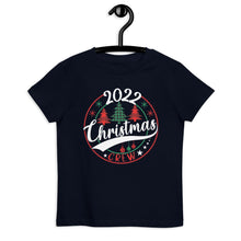 Load image into Gallery viewer, Matching Christmas Crew 2022 Organic cotton kids t-shirt