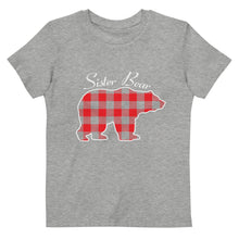 Load image into Gallery viewer, Sister Bear Organic cotton kids Matching Holiday tee