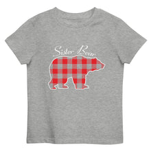 Load image into Gallery viewer, Sister Bear Organic cotton kids Matching Holiday tee