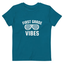 Load image into Gallery viewer, 1st Grade Vibes Organic cotton kids t-shirt