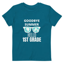 Load image into Gallery viewer, HELLO 1ST GRADE Organic cotton kids t-shirt
