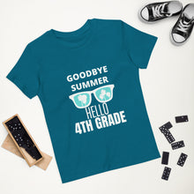 Load image into Gallery viewer, HELLO 4TH GRADE Organic cotton kids t-shirt