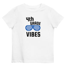 Load image into Gallery viewer, 4th Grade Vibes Organic cotton kids t-shirt