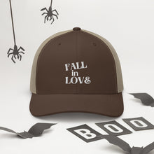 Load image into Gallery viewer, Fall in Love Trucker Cap