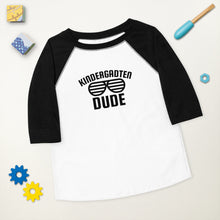 Load image into Gallery viewer, Kindergarten Toddler baseball shirt