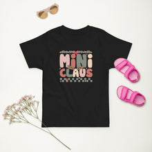 Load image into Gallery viewer, Mini Claus Matching Toddler jersey Tee