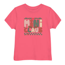 Load image into Gallery viewer, Mini Claus Matching Toddler jersey Tee