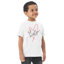Load image into Gallery viewer, Sister Bunny Toddler jersey t-shirt