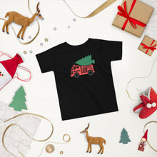 Load image into Gallery viewer, Fire truck Holiday Toddler Short Sleeve Tee