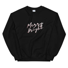 Load image into Gallery viewer, Merry + Bright Holiday Sweatshirt