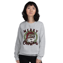 Load image into Gallery viewer, Merry Christmas Santa Sweatshirt