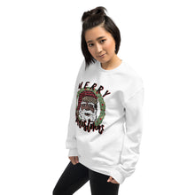 Load image into Gallery viewer, Merry Christmas Santa Sweatshirt