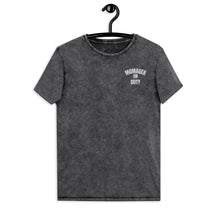 Load image into Gallery viewer, Momager on Duty Denim T-Shirt