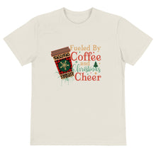 Load image into Gallery viewer, Fueled by Coffee and Christmas Cheer T-Shirt