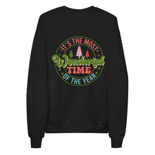 Load image into Gallery viewer, Wonderful Time Of The Year fleece sweatshirt