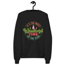 Load image into Gallery viewer, Wonderful Time Of The Year fleece sweatshirt