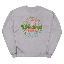 Load image into Gallery viewer, Wonderful Time Of The Year fleece sweatshirt