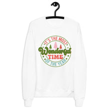 Load image into Gallery viewer, Wonderful Time Of The Year fleece sweatshirt