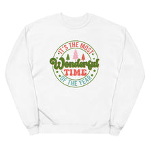 Load image into Gallery viewer, Wonderful Time Of The Year fleece sweatshirt