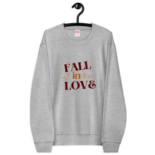 Load image into Gallery viewer, Fall in Love french terry sweatshirt