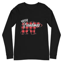 Load image into Gallery viewer, Great Grandma Long Sleeve Matching Holiday Tee