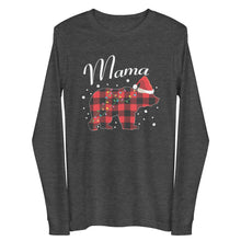 Load image into Gallery viewer, MaMa Bear Long Sleeve Holiday Matching Tee
