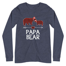 Load image into Gallery viewer, PaPa Bear Long Sleeve Holiday Tee