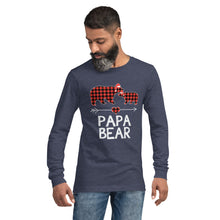 Load image into Gallery viewer, PaPa Bear Long Sleeve Holiday Tee
