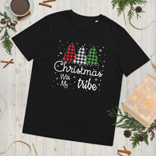 Load image into Gallery viewer, Christmas Tribe Vibes Organic Cotton Tee