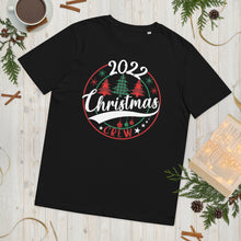 Load image into Gallery viewer, Matching Christmas Crew 2022 Unisex organic cotton t-shirt