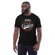 Load image into Gallery viewer, Matching Christmas Crew 2022 Unisex organic cotton t-shirt