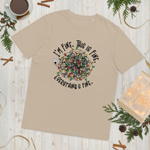 Load image into Gallery viewer, Christmas Lights organic cotton t-shirt