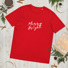 Load image into Gallery viewer, Merry + Bright organic cotton t-shirt