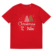 Load image into Gallery viewer, Christmas Tribe Vibes Organic Cotton Tee