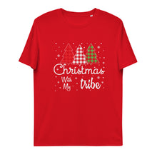 Load image into Gallery viewer, Christmas Tribe Vibes Organic Cotton Tee