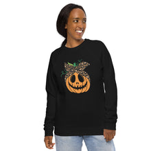 Load image into Gallery viewer, Pumpkin organic raglan sweatshirt