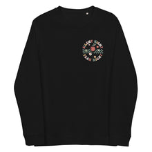 Load image into Gallery viewer, Silent Night organic raglan sweatshirt