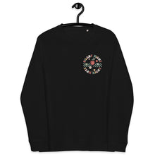 Load image into Gallery viewer, Silent Night organic raglan sweatshirt