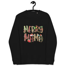 Load image into Gallery viewer, Merry MaMa Holiday organic raglan sweatshirt
