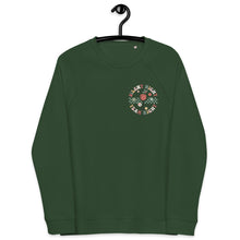 Load image into Gallery viewer, Silent Night organic raglan sweatshirt