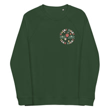 Load image into Gallery viewer, Silent Night organic raglan sweatshirt