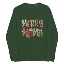 Load image into Gallery viewer, Merry MaMa Holiday organic raglan sweatshirt