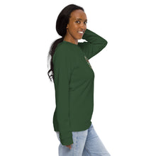 Load image into Gallery viewer, Silent Night organic raglan sweatshirt