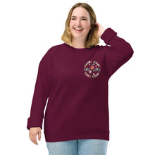 Load image into Gallery viewer, Silent Night organic raglan sweatshirt