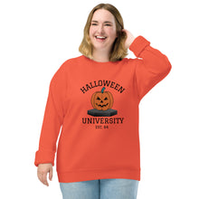 Load image into Gallery viewer, Halloween University organic raglan sweatshirt