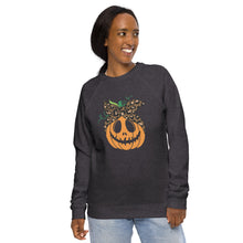 Load image into Gallery viewer, Pumpkin organic raglan sweatshirt