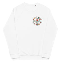 Load image into Gallery viewer, Silent Night organic raglan sweatshirt