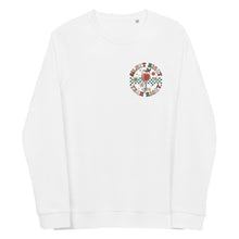 Load image into Gallery viewer, Silent Night organic raglan sweatshirt